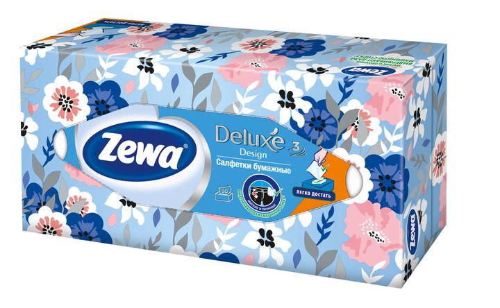 Косметичні серветки Zewa Deluxe 90